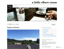Tablet Screenshot of alittleelbowroom.com